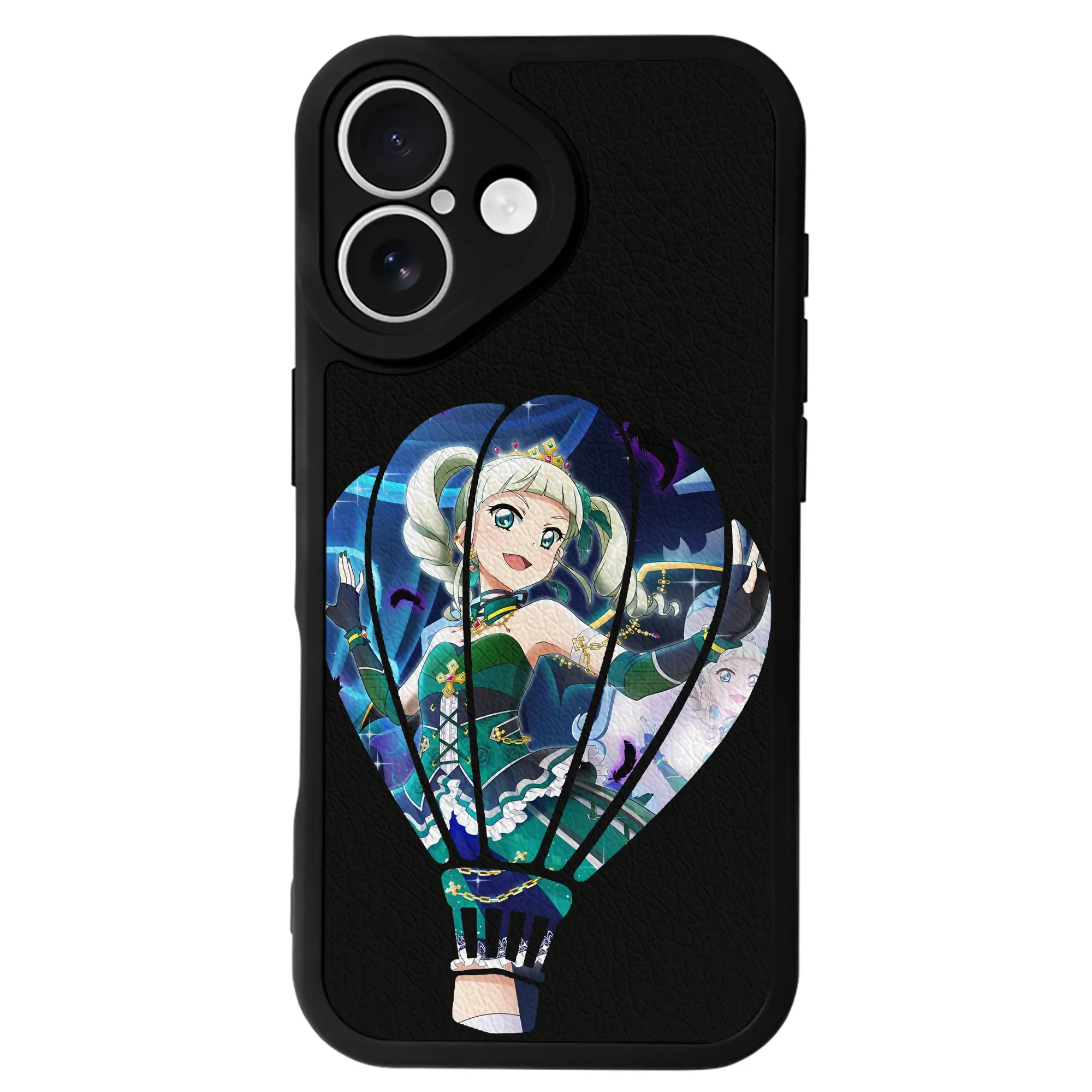 アイカツ グッズ 藤堂 ユリカ - IPhone 16シリーズ対応 ・ シリコンスマホケース ・ レザー調 ・ 高精度フィット ・ 耐衝撃 ・ ワイヤレス充電対応 ・ 精密カット